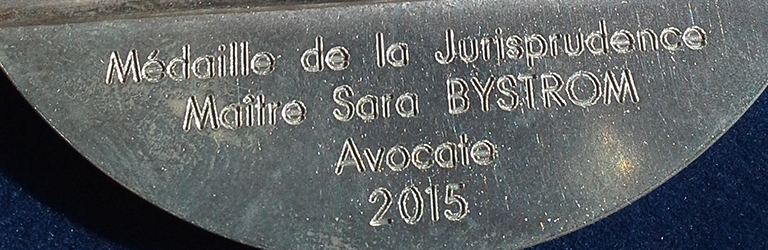 Prix de l’Académie d’Architecture : Médaille Prix de la Jurisprudence